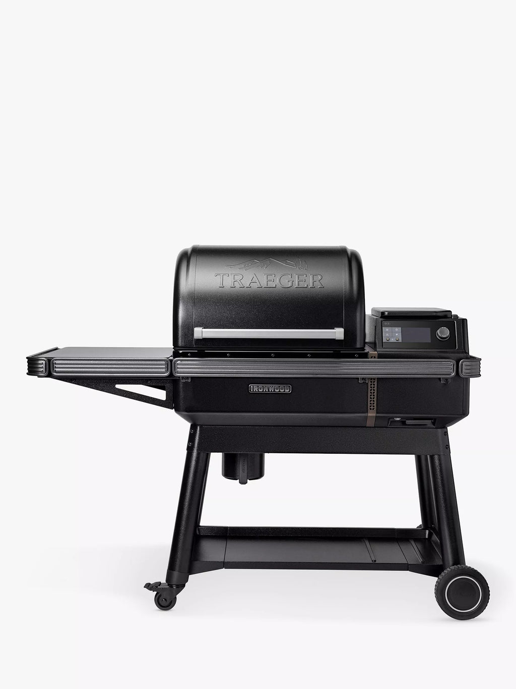 Traeger Ironwood UK WiFi Connected Wood Pellet BBQ, Black