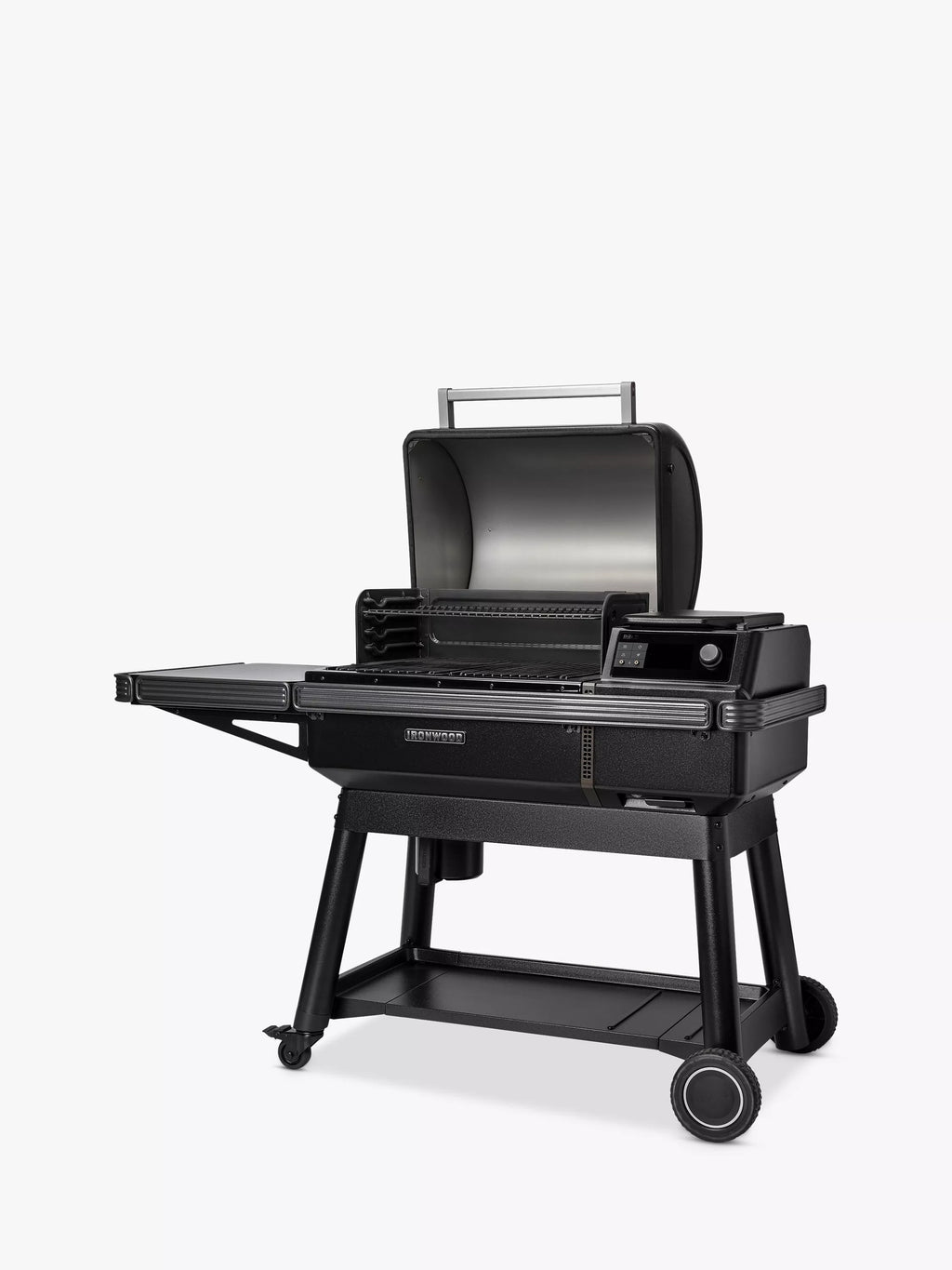 Traeger Ironwood UK WiFi Connected Wood Pellet BBQ, Black