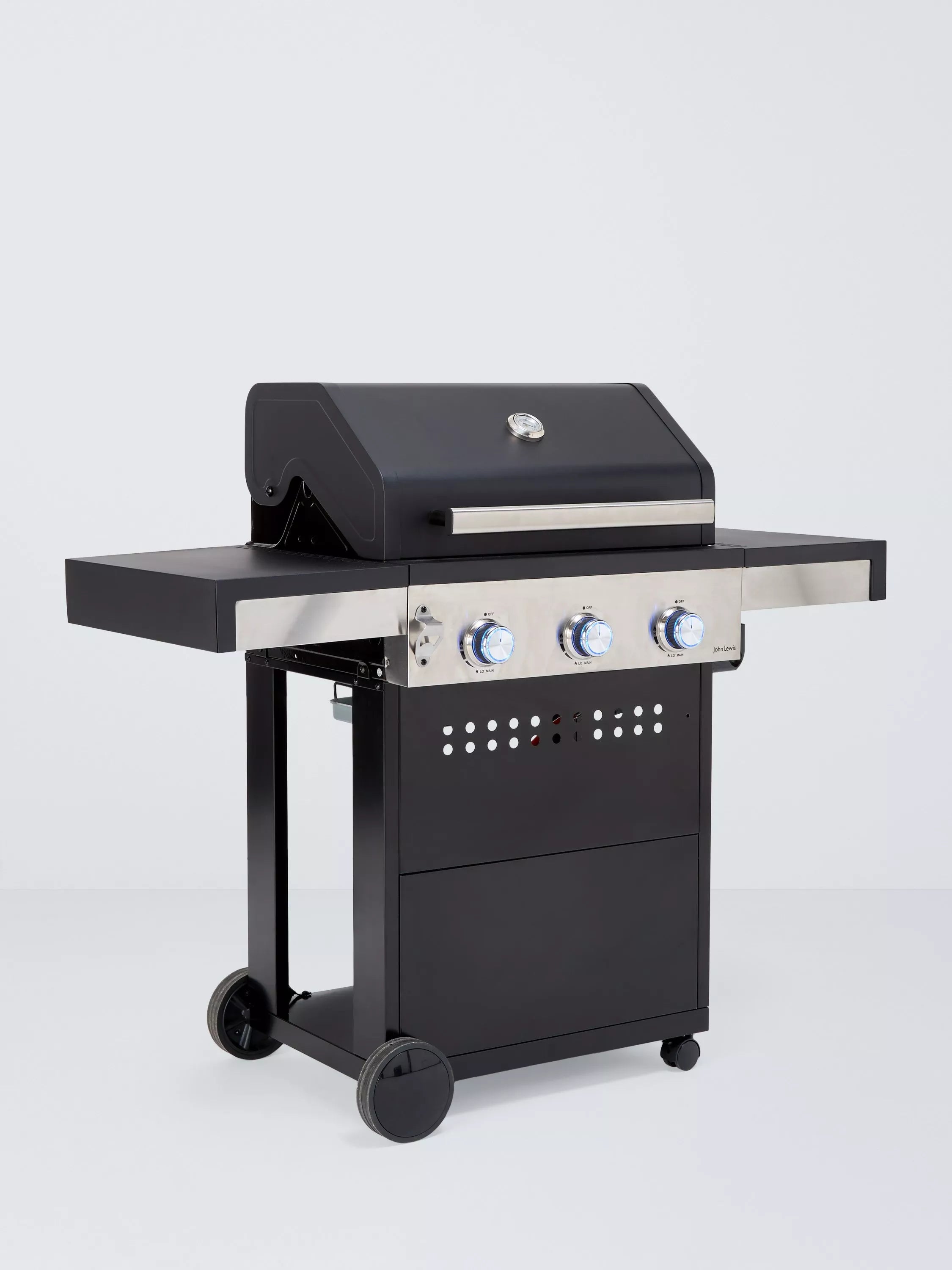 Grillstream 3-Burner Hybrid Gas & Charcoal BBQ