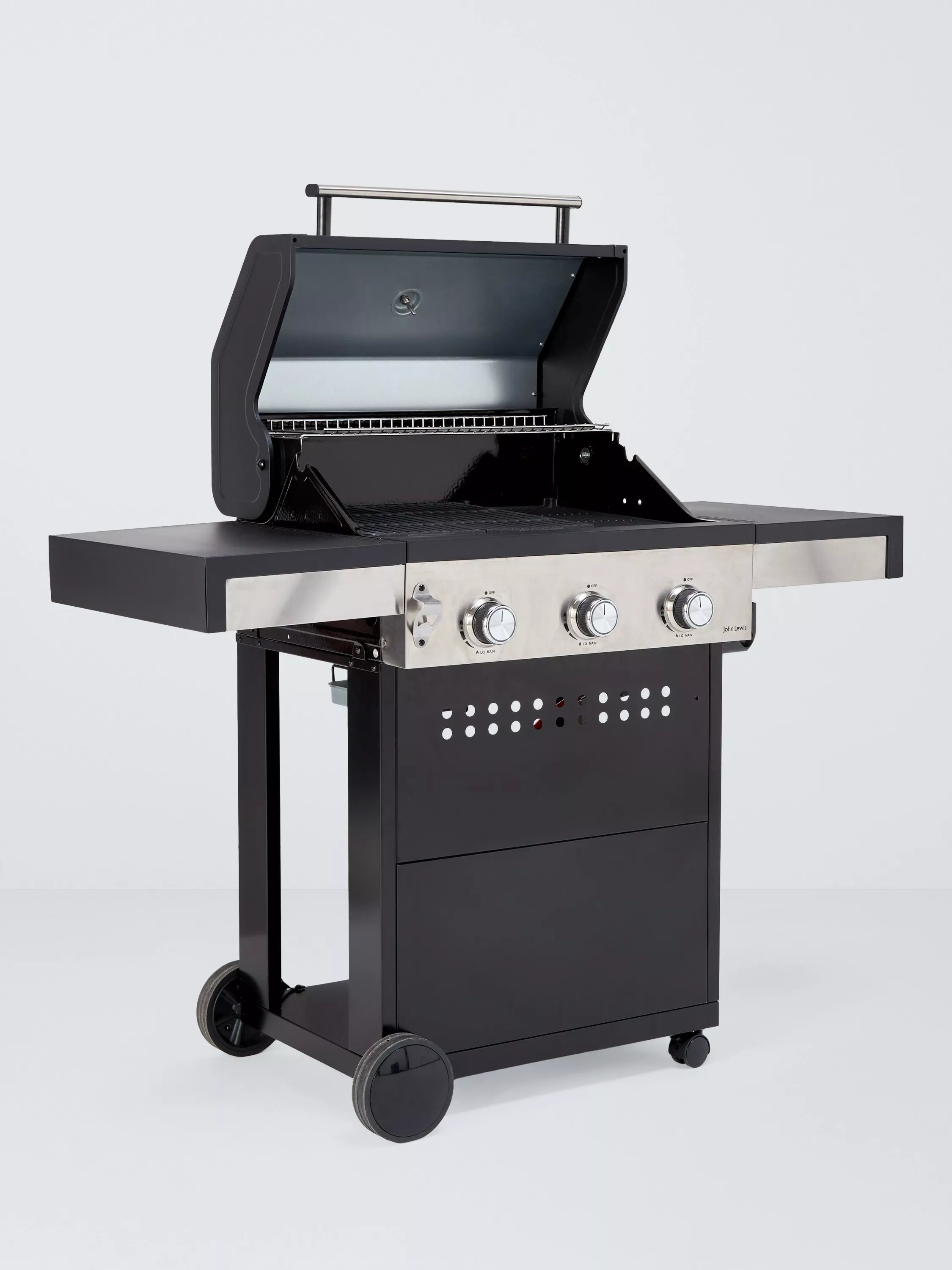 Grillstream 3-Burner Hybrid Gas & Charcoal BBQ