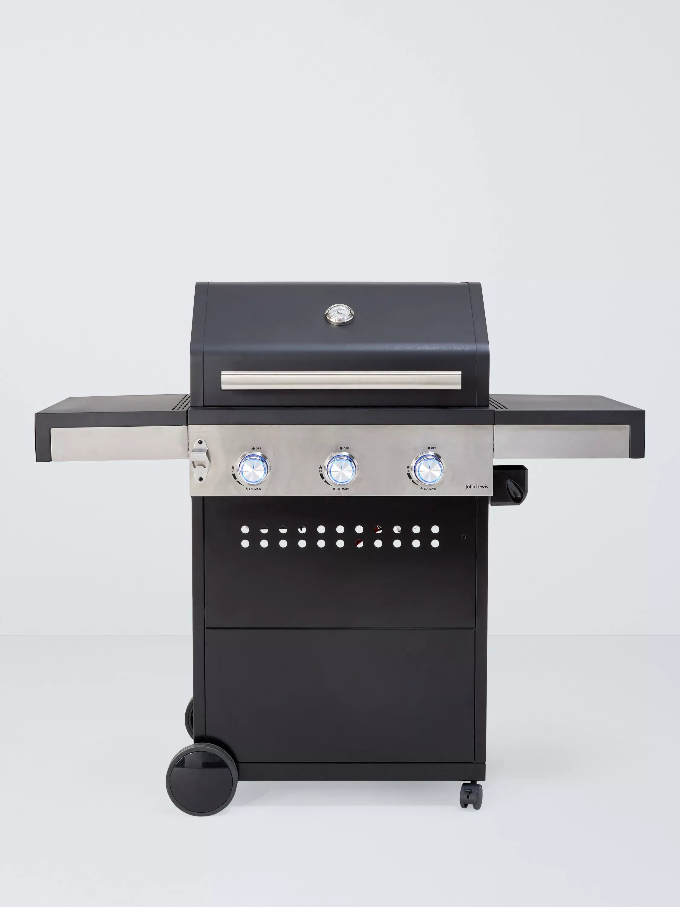 Grillstream 3-Burner Hybrid Gas & Charcoal BBQ