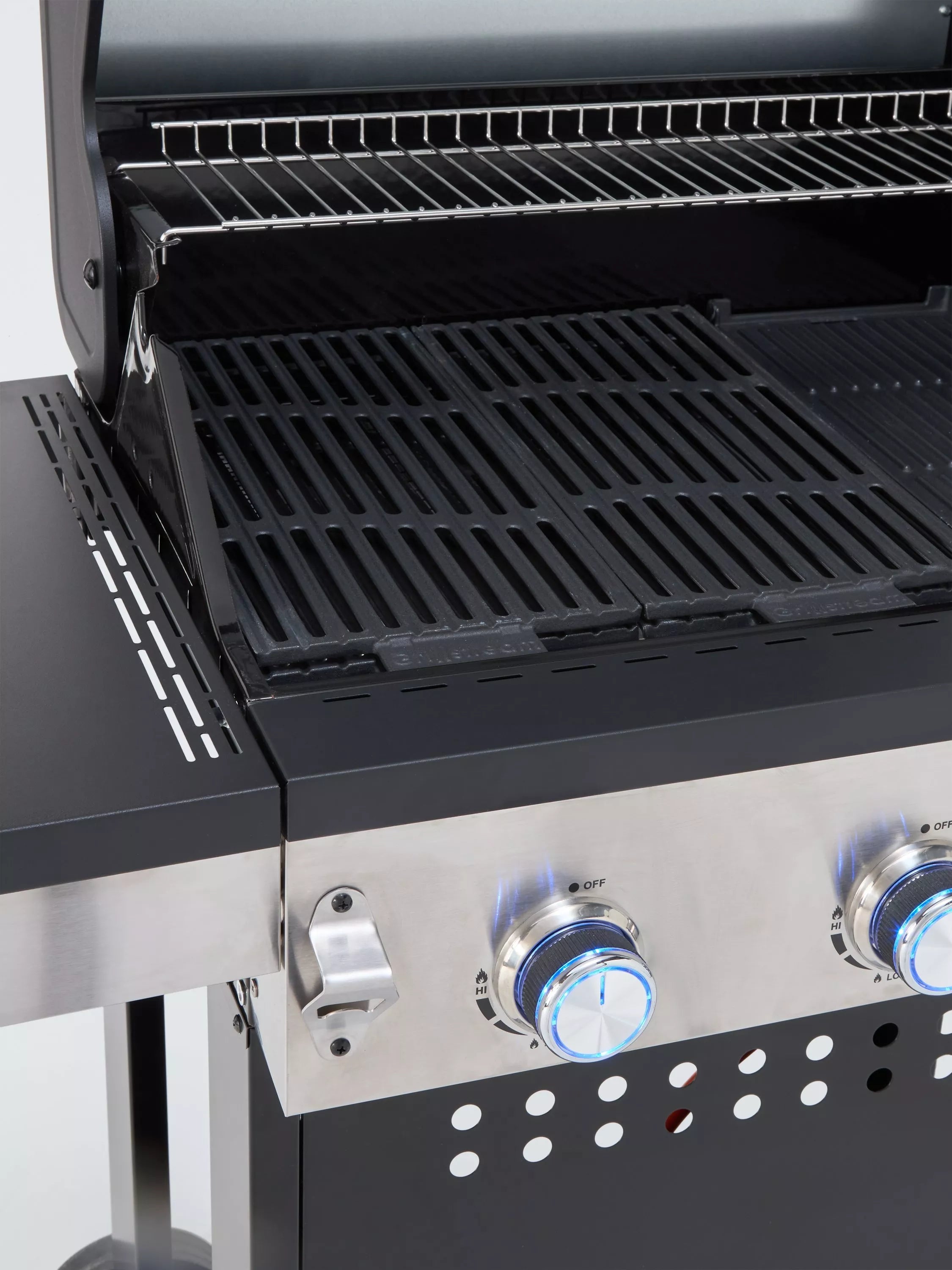 Grillstream 3-Burner Hybrid Gas & Charcoal BBQ