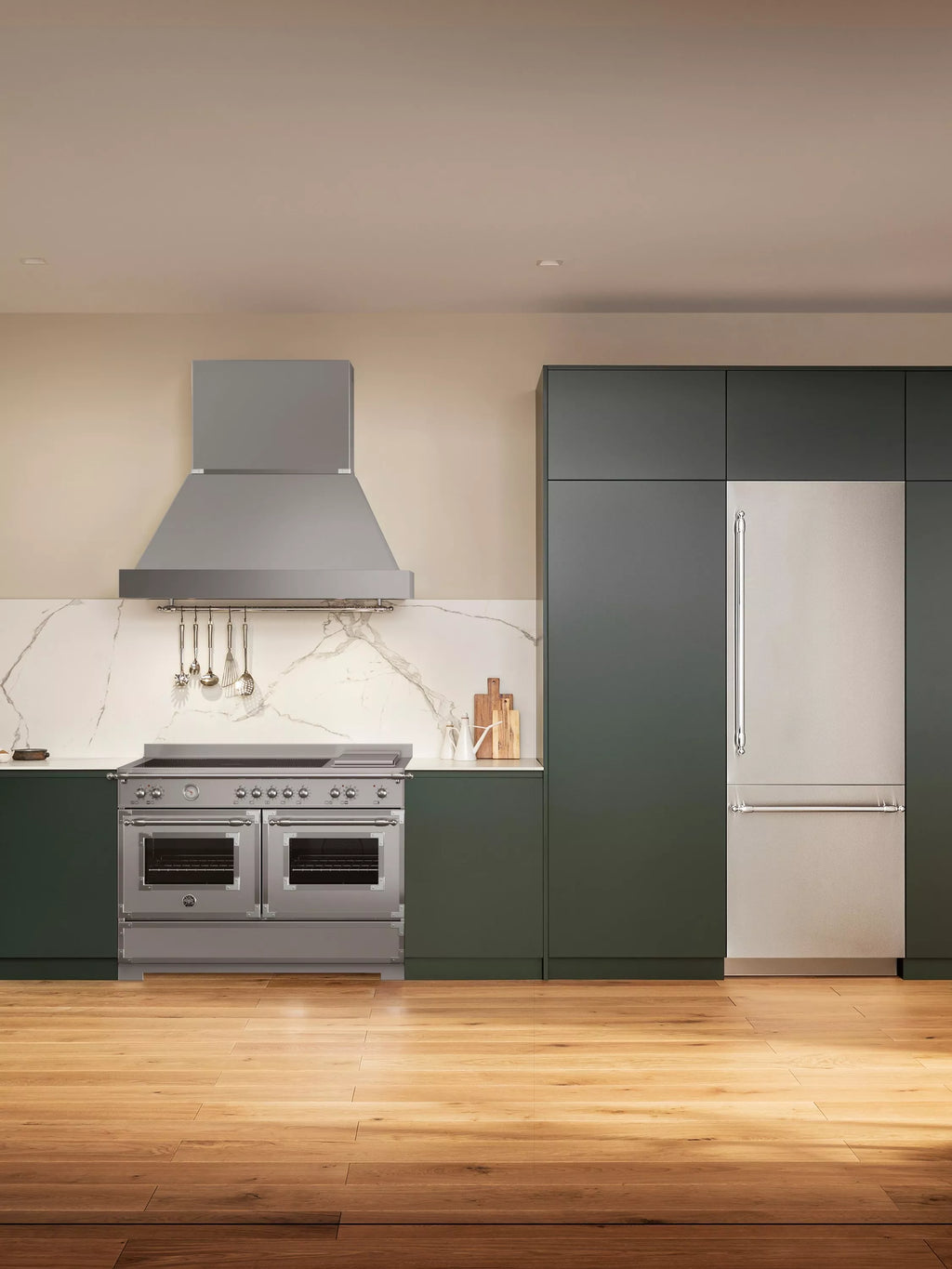 Bertazzoni Heritage Series HER125I2EXT 120cm Electric Range Cooker with Induction Hob, Stainless Steel