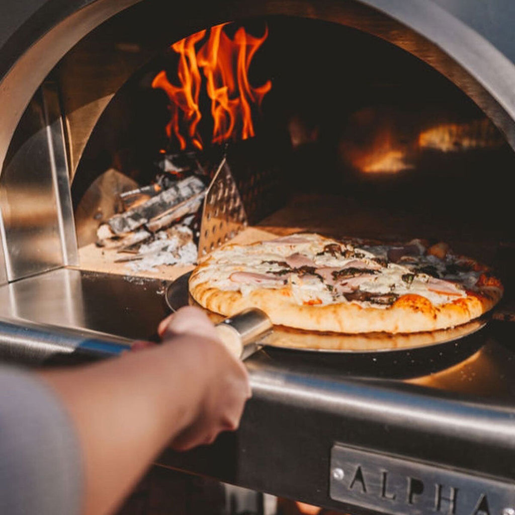 Alpha Pro Grande Fumoso Wood-Fired Pizza Oven and BBQ Grill Bundle in Antique Copper + Cover