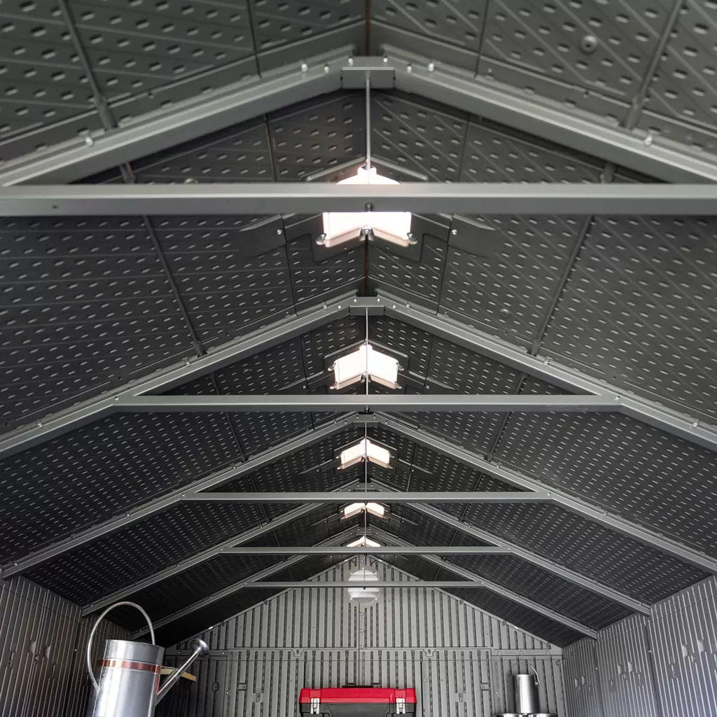 Lifetime Storage Shed 8ft x 17ft 5" (2.4 x 5.3m) Rough Cut Outdoor Storage Shed - Model 60352