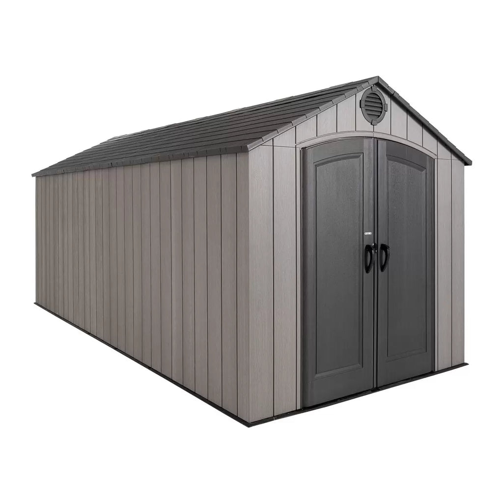 Lifetime Storage Shed 8ft x 17ft 5" (2.4 x 5.3m) Rough Cut Outdoor Storage Shed - Model 60352