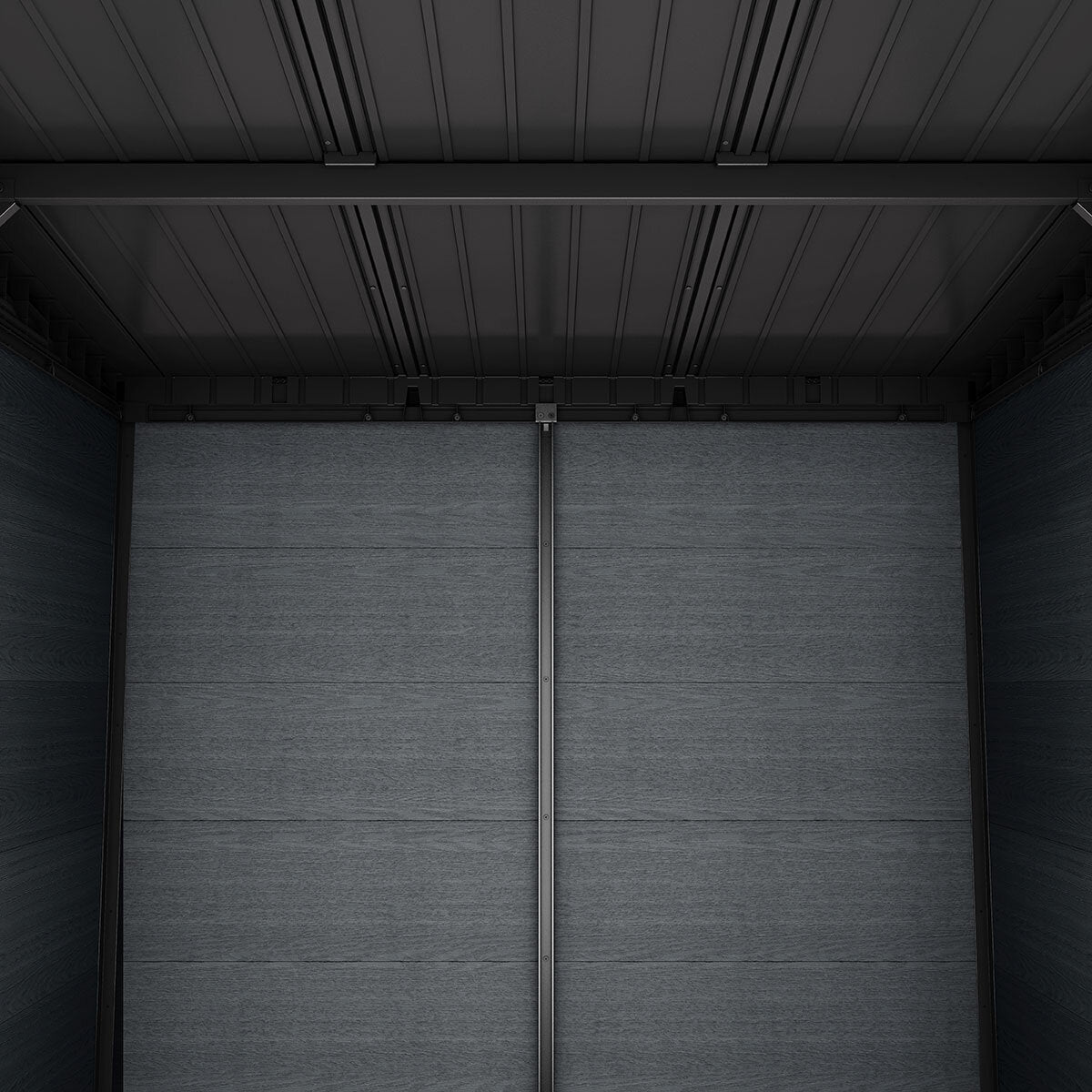 Keter Cortina 9ft 2" x 7ft (2.8 x 2.1m) Storage Shed in Grey