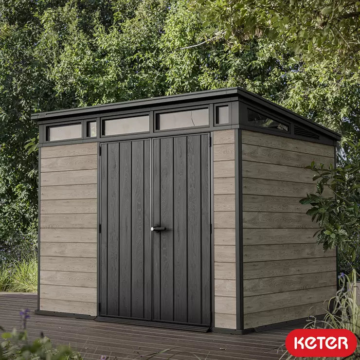 Keter Ashwood Signature 9ft x 7ft 1" (2.77 x 2.18m) Storage Shed