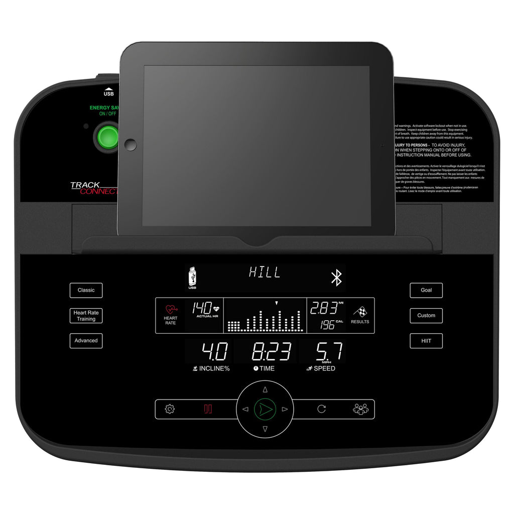 Life Fitness T5 Treadmill, Track Connect Console, Silver