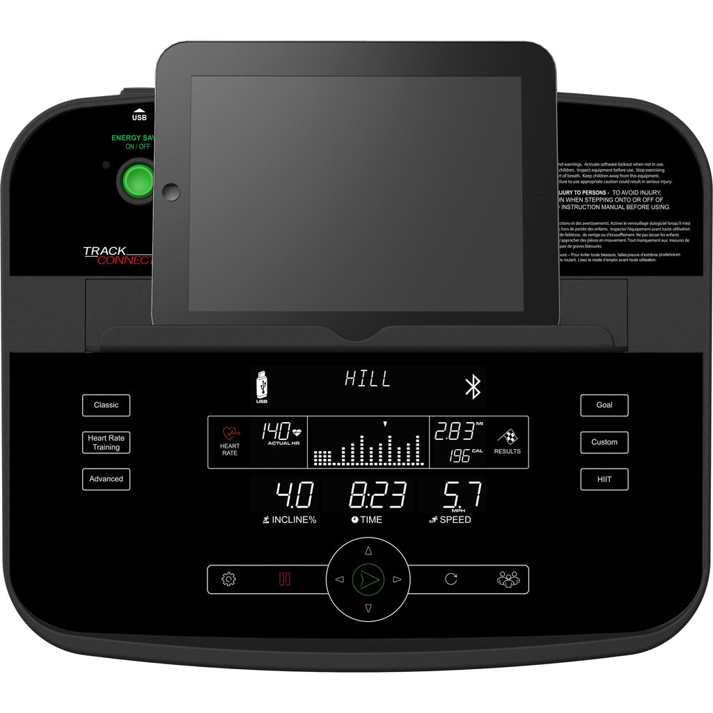 Life Fitness T5 Treadmill, Track Connect Console, Silver