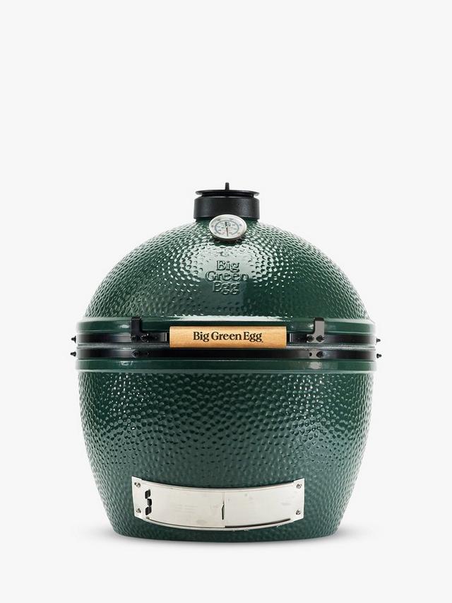 Big Green Egg Extra Large BBQ & Acacia Wood Shelves Nest Bundle with ConvEGGtor