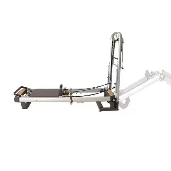 Complete Deluxe Folding Reformer with Integrated Tower and Mat System, Adjustable Carriage, Push-Through Bar, Spring Kit, and Aluminum Frame for Professional Pilates Training