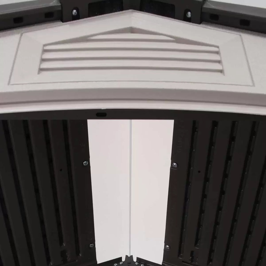 Lifetime 7ft x 7ft (2.1 x 2.1m) Outdoor Storage Shed - Model 60042- Made from High-Density Polyethylene (HDPE)