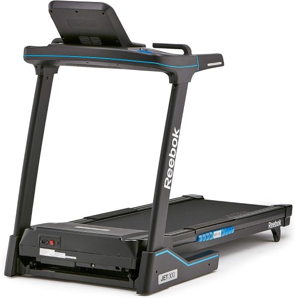 Reebok Jet 300 Series Bluetooth Treadmill - Black Reebok Jet 300 Folding Treadmill + Bluetooth