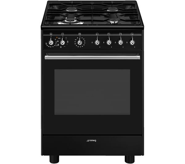 UK STOVES Richmond 90DF 90 cm Dual Fuel Range Cooker - Black & Chrome
